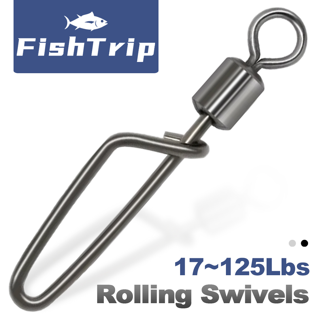 Ice Fishing Tip Up - FishTrip 50 pz Girevole Rolling Coastlock