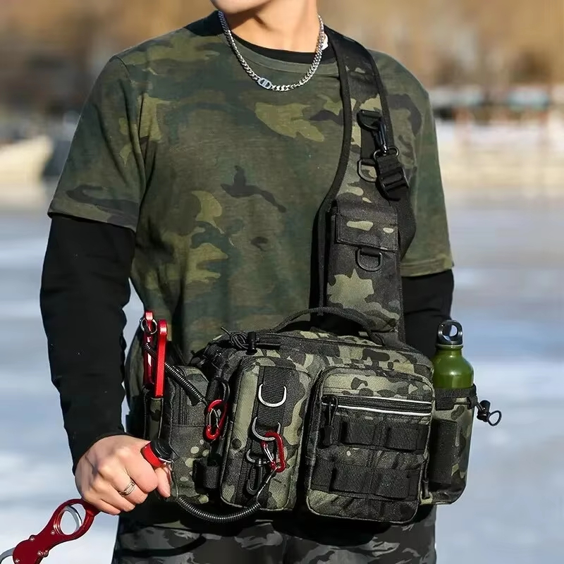 Borsa a tracolla tattica da es - Fishing Equipment Bag recensione e prezzo