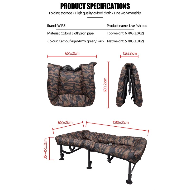 Culla per Carpe in Tessuto Oxf - Fishing Equipment Carp recensione e prezzo